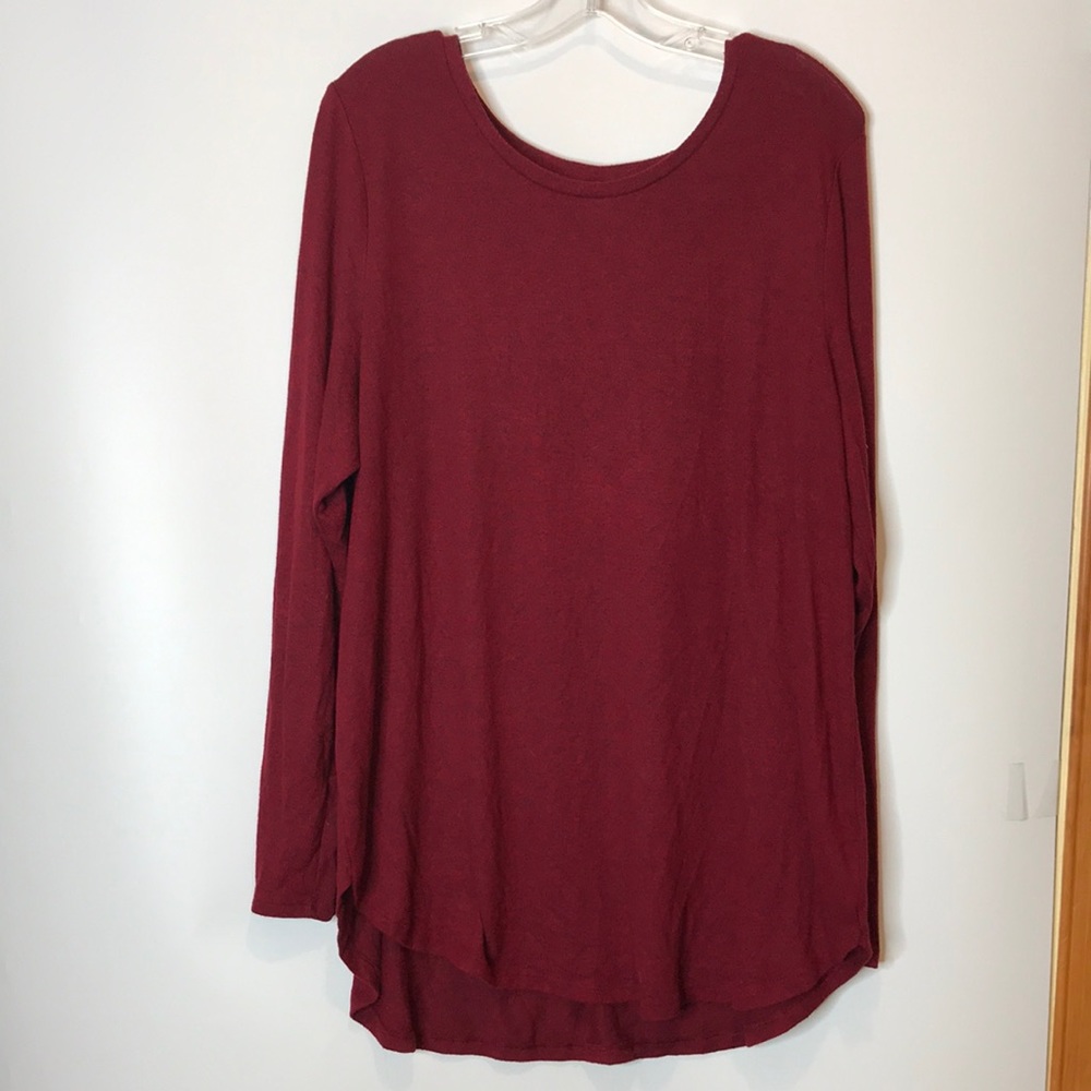Old Navy Red Stretch Top XXL PLUS SIZE